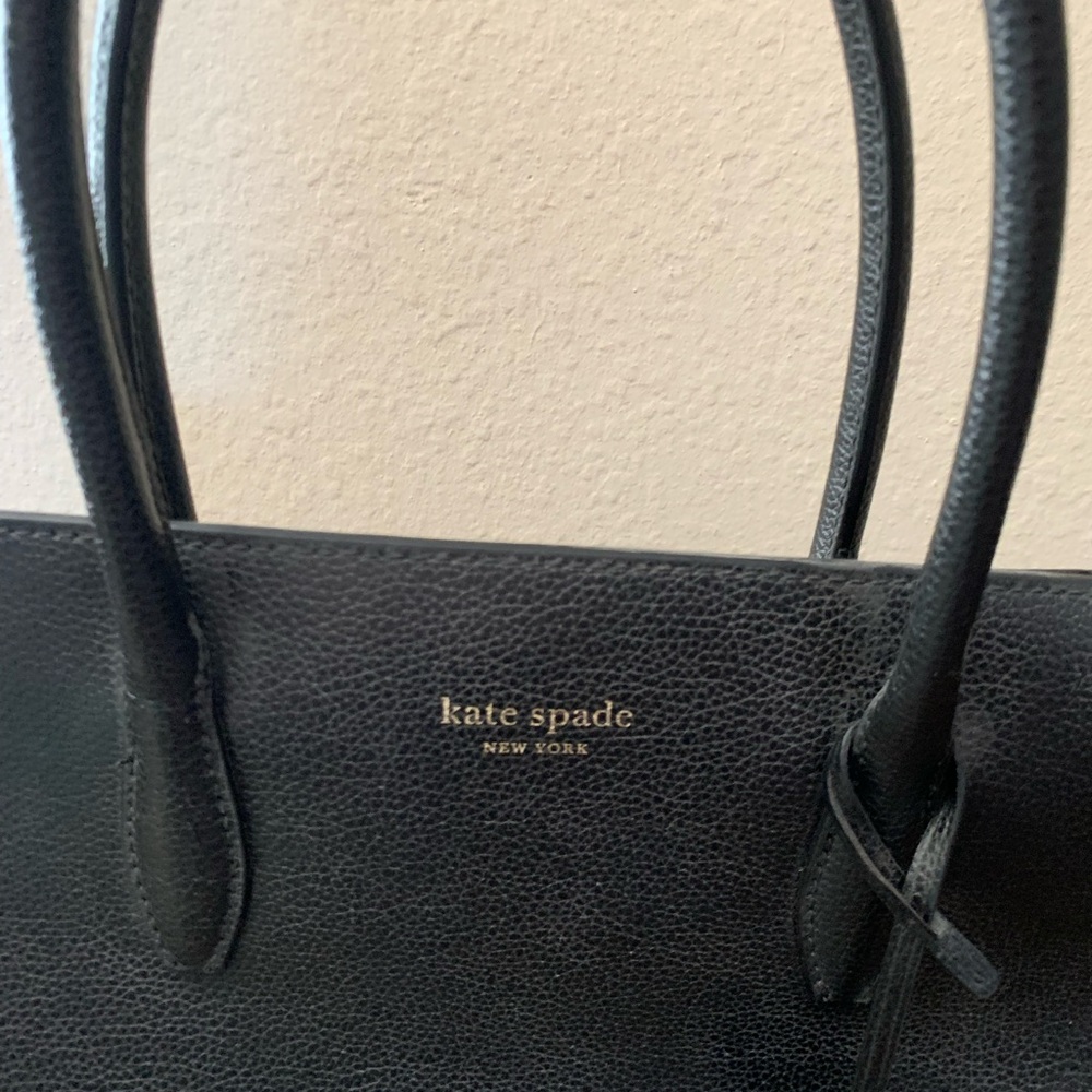 Kate spade black leather bag - Picture 2 of 6